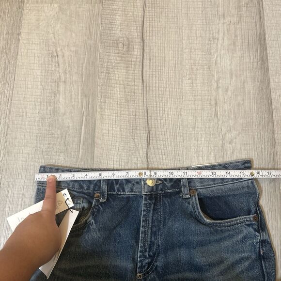 ZARA Flare Jeans Low Rise Blue Women’s Size 8 Regular Length Denim NWT - Picture 14 of 16